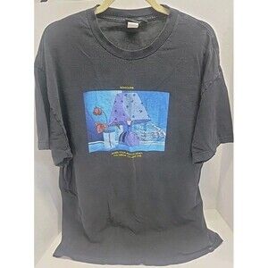 Vintage NO HOURS Distressed T-Shirt Men's XL Black When The Heart Breaks